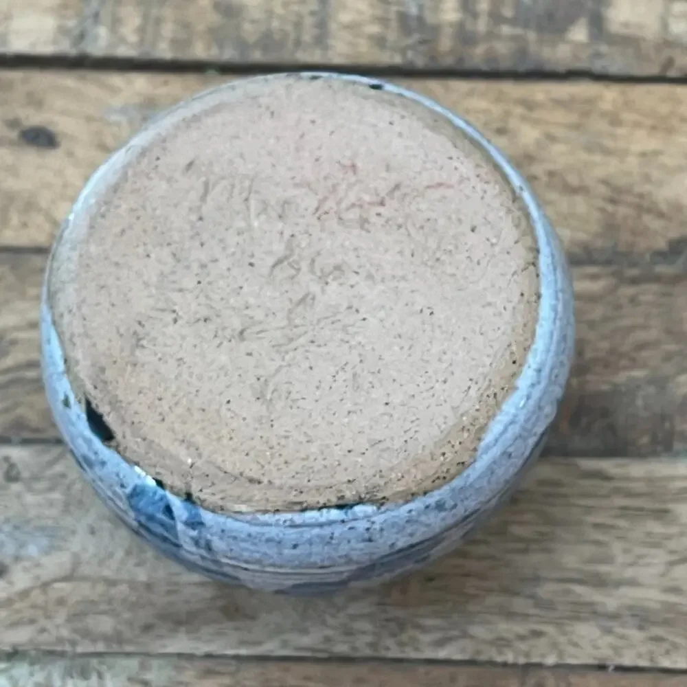 Vintage 86 Studio Pottery Stoneware Bud Vase 4